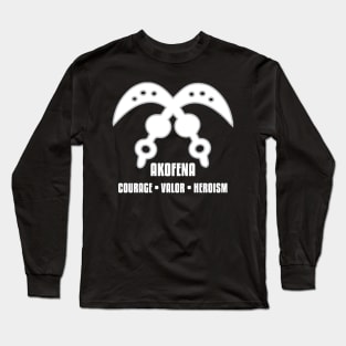 Akofena | Adinkra Symbol | African | African American | Black Lives Long Sleeve T-Shirt